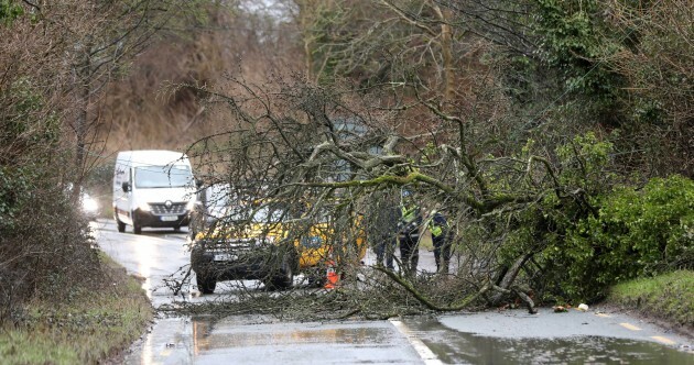 Storm Brendan: 32,000 still without power as Status Orange warning remains for five counties until midnight