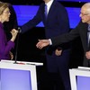 Democratic debate: Warren appears to reject handshake with Sanders after sexism row