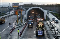 Traffic moving again on M50 but huge delays following farmers' protest during evening rush hour