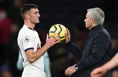 Mourinho: Troy Parrott 'not ready at all' to fill Kane void