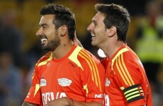 VIDEO: Messi and friends play out a 6-6 in Bogota