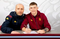 One-time Ireland underage striker leaves Barcelona's academy to sign for Aston Villa