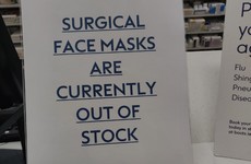 Irish pharmacies running out of face masks after news of coronavirus outbreak in China