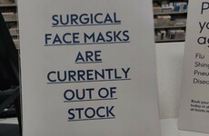 Irish pharmacies running out of face masks after news of coronavirus outbreak in China
