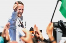 Schumacher elated to be back on podium