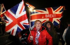 Brexiteers sing God Save The Queen in Belfast as clock strikes 11pm