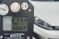 Driver arrested after travelling at 211km/h on M1