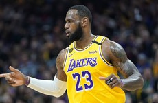 LeBron leads Lakers to victory, Irving sprains knee in Nets loss