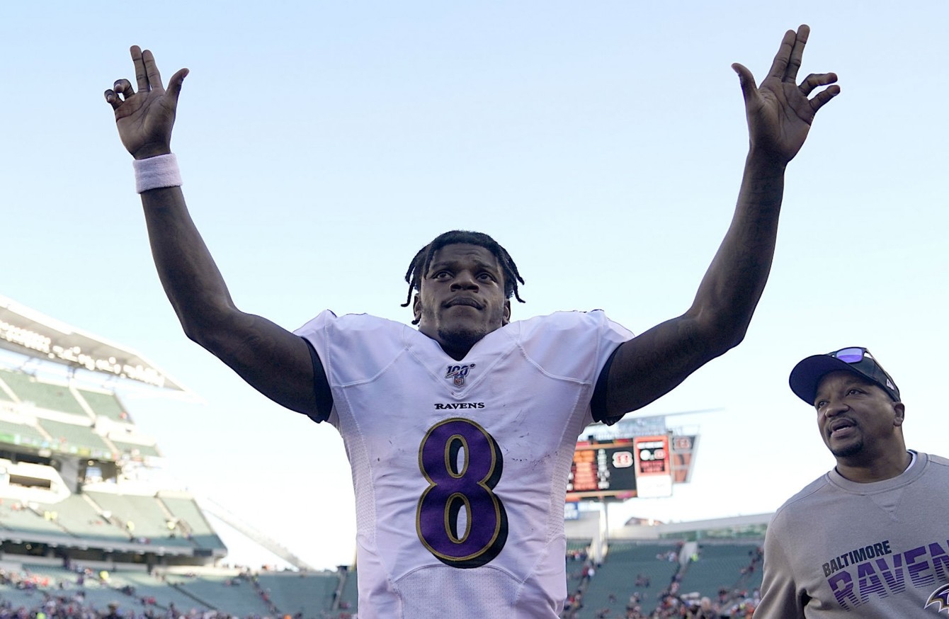 Lamar Jackson crowned NFL's MVP for the season · The42