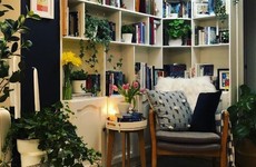 'I painted the walls inky navy to contrast with the shelves': Valerie shares her plant-filled reading nook