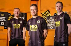 St Patrick's Athletic go black and yellow with new away kit