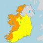 Orange wind warning issued for seven counties from 6am tomorrow