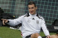 Stereotyping: Lazio striker Klose acting as German spy
