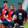 England train in front of 10,000 fans at Twickenham ahead of Ireland clash