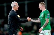 McCarthy hopeful on McClean injury ahead of Slovakia play-off