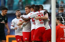 Leipzig replace Bayern at Bundesliga summit while Leverkusen leave it late against Union Berlin