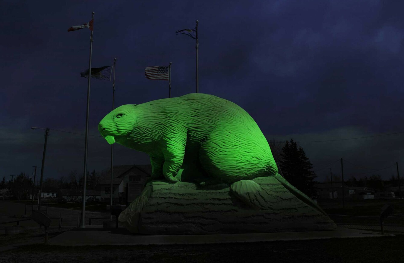 The world's largest beaver statue, a giant smurf and a kissing couple