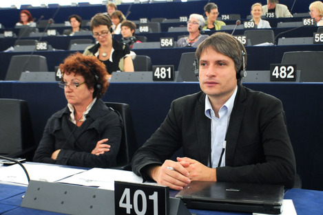 Germany's Green MEP Sven Giegold, one of the signatories of the motion demanding a harmonised 25% corporate tax rate.