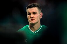 A tough day for captain Johnny Sexton on a tough day for Andy Farrell's Ireland