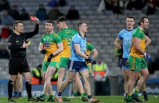 'I was a forward trying to get up the field to attack and I get a yellow card' - Murphy