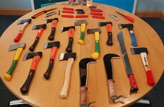 Three people arrested as knives and hatchets seized at funeral in Co Tyrone