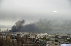 Fire breaks out near Paris train station after protests led to violence
