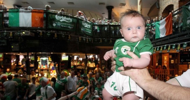 Thunderstorms, rioting and cute Irish babies: here are the 50 most iconic images of Euro 2012