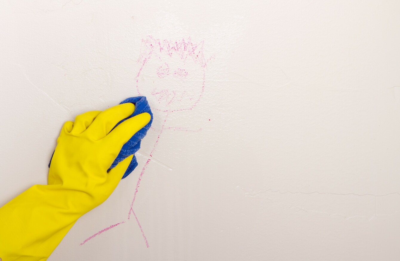 How To Remove Stains And Smudges From Your Walls Without Repainting The Whole Room