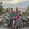 'Our daughter demanded ice cream': Kristina shares the reality behind this scenic family photo