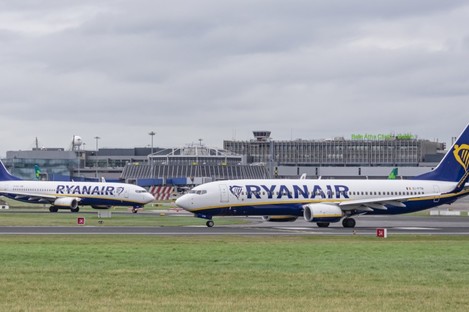 File photo. Ryanair planes.