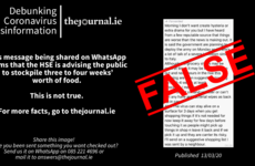 Got any messages on WhatsApp about coronavirus that sound untrue? Send it to us and we'll check it out