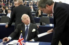 UK MEP suspended after roaring Nazi slogan at German