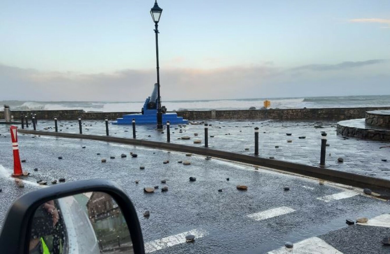 Flooded roads in Sligo town 'impassable' and Orange wind alert issued