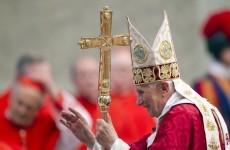 Pope speaks of human weakness in sinful church