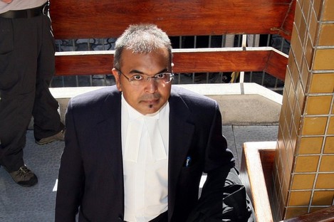 Defence counsel Sanjeev Teeluckdharry claimed the judge had acted inappropriately when he interrupted the questioning of a witness earlier this week. 