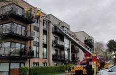 Firefighters rescue eight people from 'well developed fire' in Dublin apartment complex