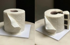 Home baker creates ‘toilet paper’ cake during coronavirus lockdown