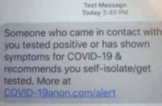 Debunked: This message advising people to 'get tested' is not from the HSE's contact tracing team