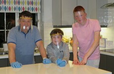 Two Kildare brothers help their dad to produce 1,000 face shields for front line medical staff