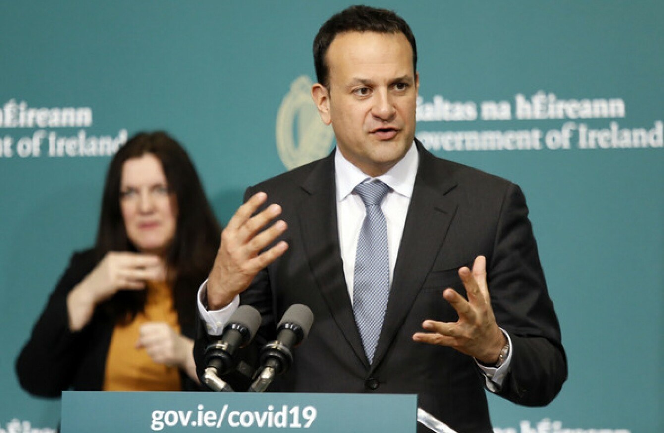 Taoiseach Leo Varadkar Speech Today