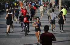Photos: Spaniards take to the streets as they go out to exercise for the first time in seven weeks