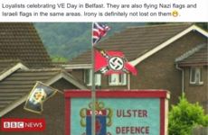 Debunked: No, a Nazi flag was not flown in Belfast on VE day