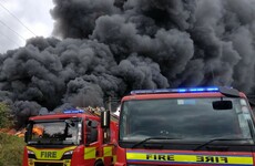 Firefighters battle large blaze in north Dublin with smoke visible city wide