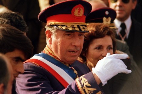 Pinochet pictured in 1975