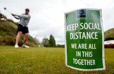 In pictures: Tennis and golf clubs reopen as lockdown restrictions are eased