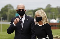 Joe Biden wears face mask in his first public appearance in two months