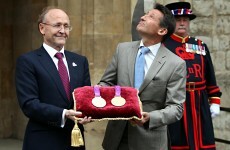 London 2012: Olympic medals locked away in Tower