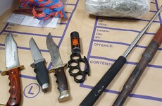 Two arrested after drugs and assortment of weapons seized during search of Dublin home
