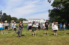 Dozens gather in Dublin for peaceful protests against US police brutality
