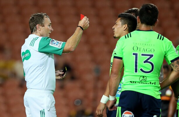 can you get a red card in rugby